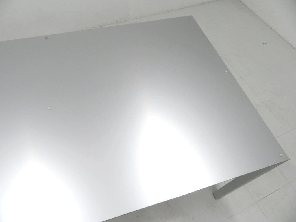 展示品　カッシーナixc アルミ　エアーフレーム　ダイニングテーブル　ガラス付き