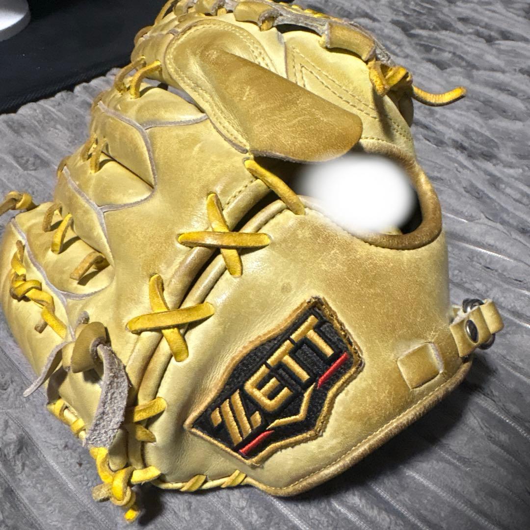 S*S様 ZETT 硬式野球グローブ イエロー 投手用