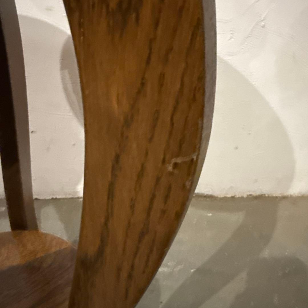 ヴィンテージ　木製サイドテーブル　ラウンド