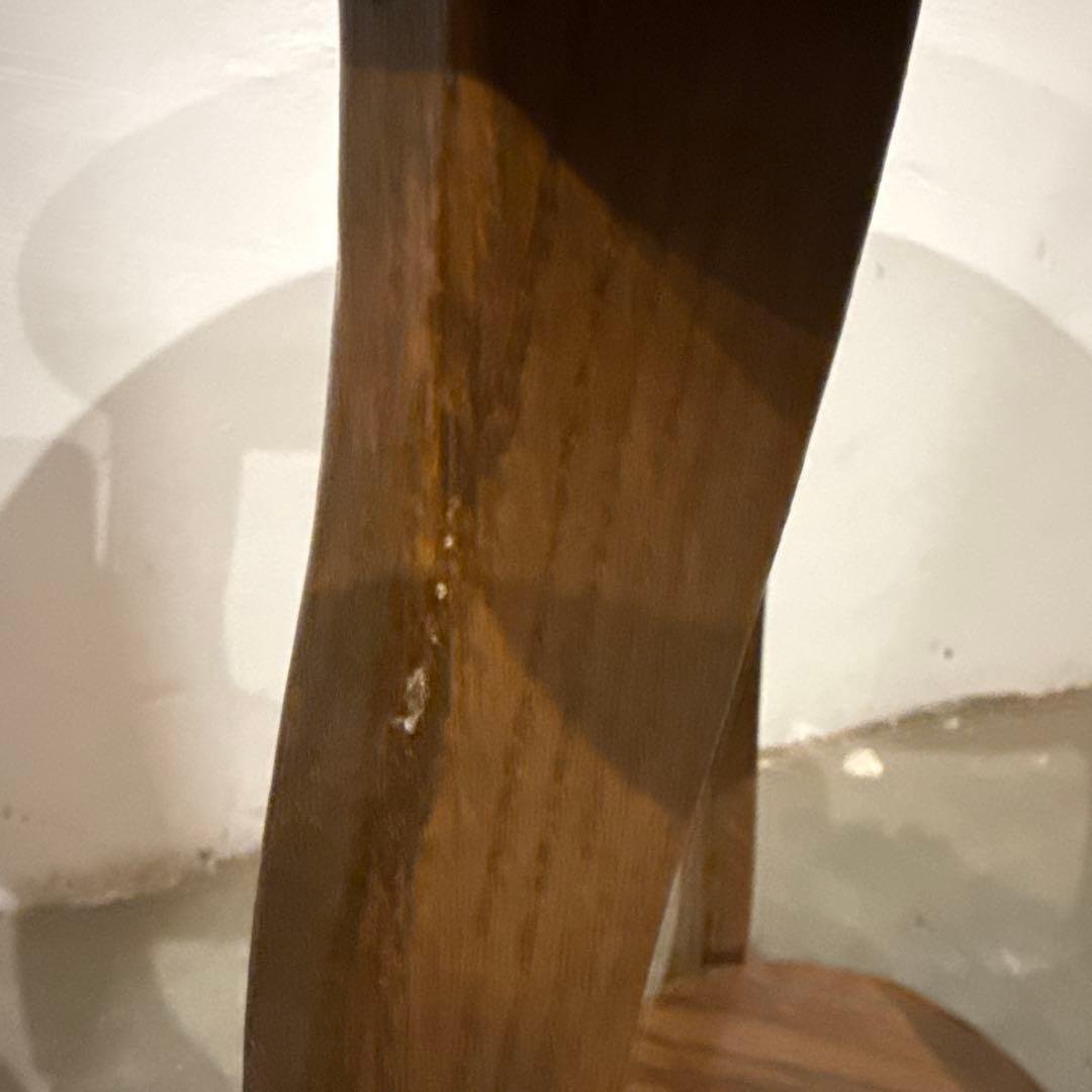 ヴィンテージ　木製サイドテーブル　ラウンド