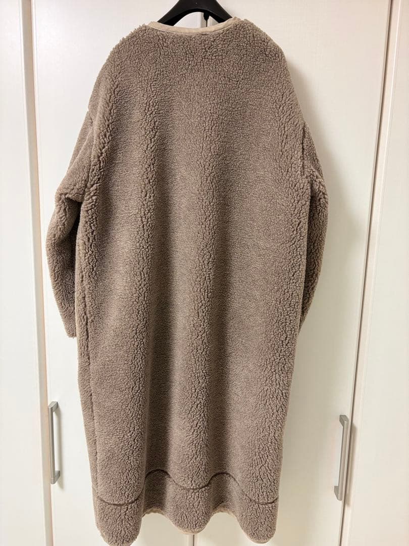 FLORENT　ボア　ロングコート ベージュ　サイズ1