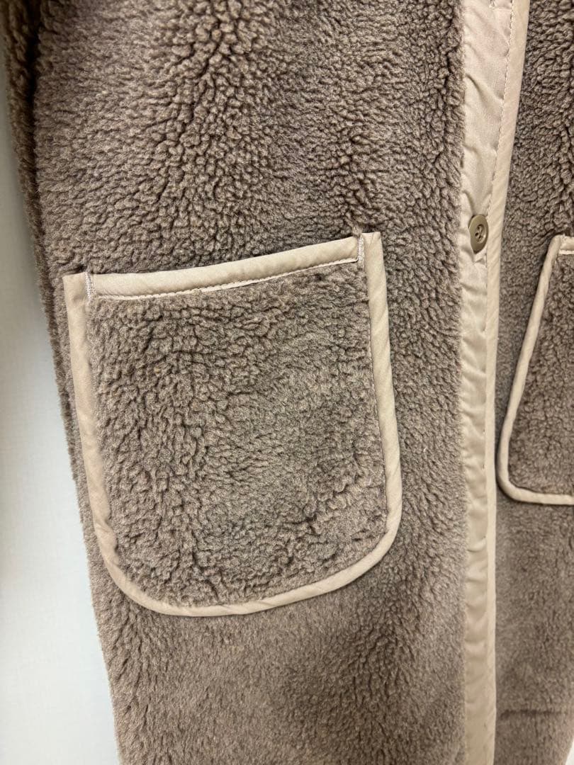 FLORENT　ボア　ロングコート ベージュ　サイズ1