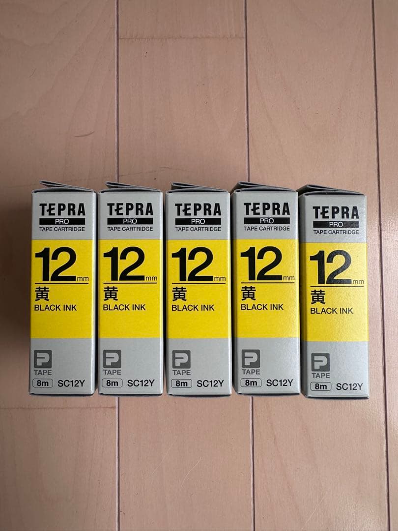 KING JIM テプラカ－トリッジ　Pテ－プ　9mm、12mm 7種類 35個