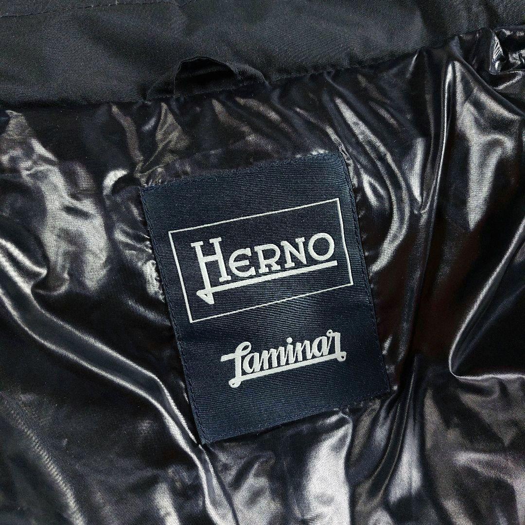 美品高級 HERNO Laminar ゴアウィンド ロングコートダウンジャケット
