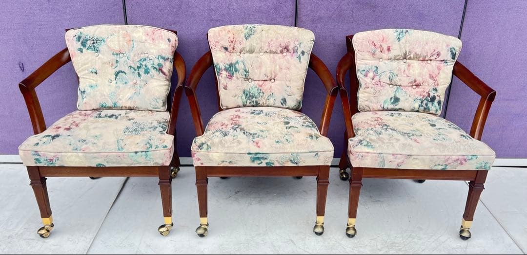 マルニ木工 マルニ 地中海 ロベリア LD チェア キャスター付き3セット