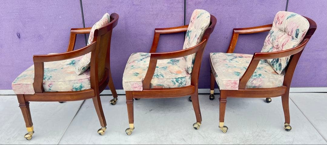 マルニ木工 マルニ 地中海 ロベリア LD チェア キャスター付き3セット