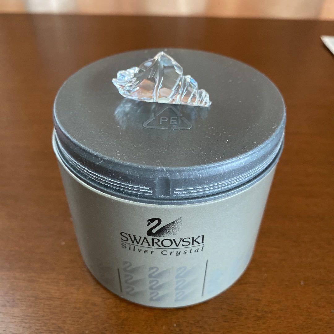 新品☆SWAROVSKI 貝殻 シェル 法螺貝 スワロフスキー 置物 廃盤