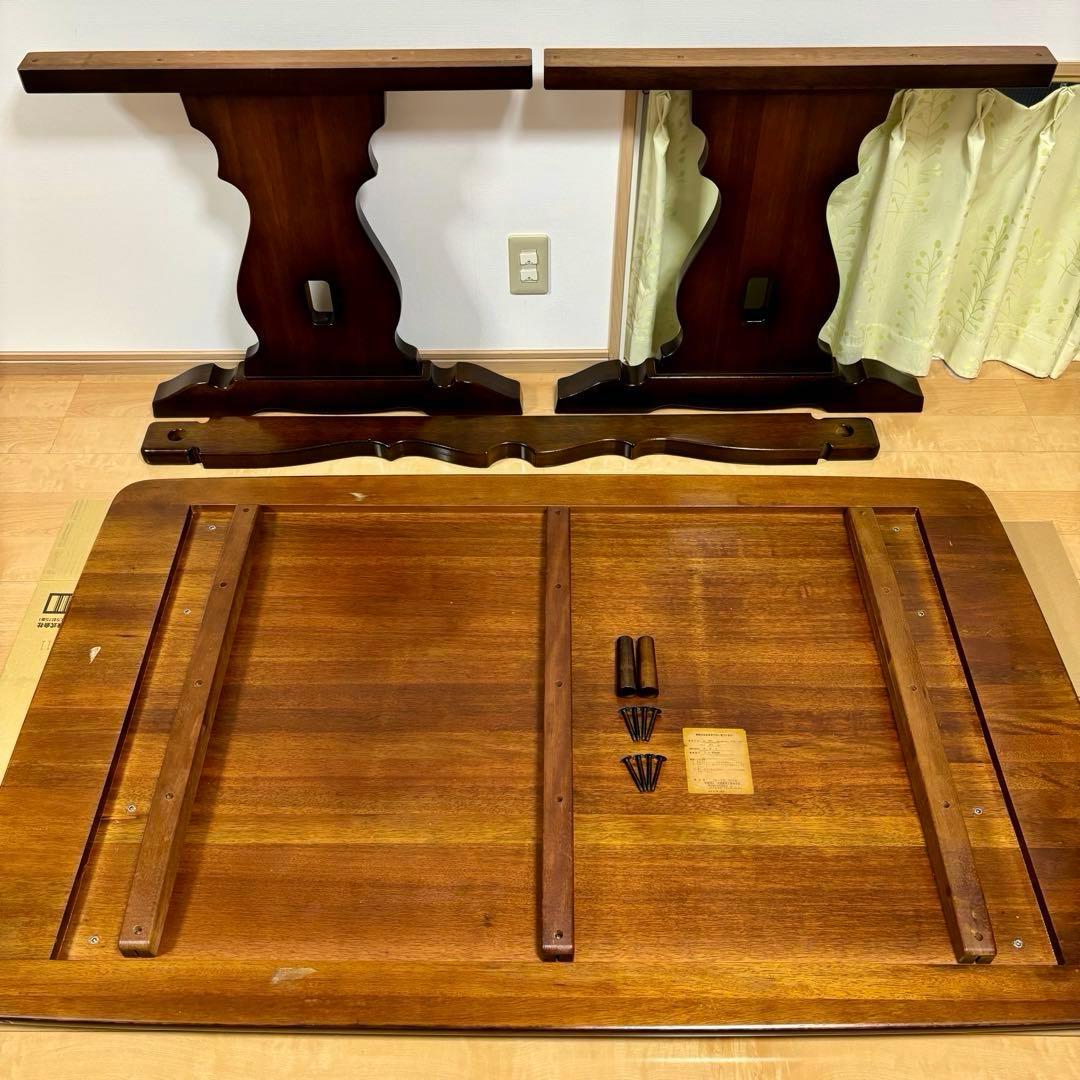 ナガノインテリア NAGANOINTERIOR 天然木 ダイニングテーブル