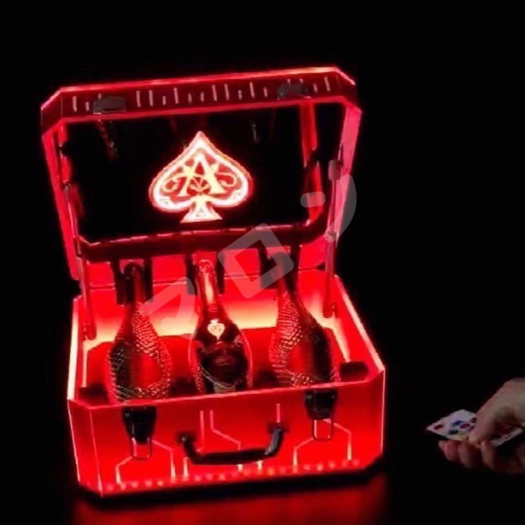 大人気 LED照明付き アルマンドシャンパンアタッシュケース ボックス