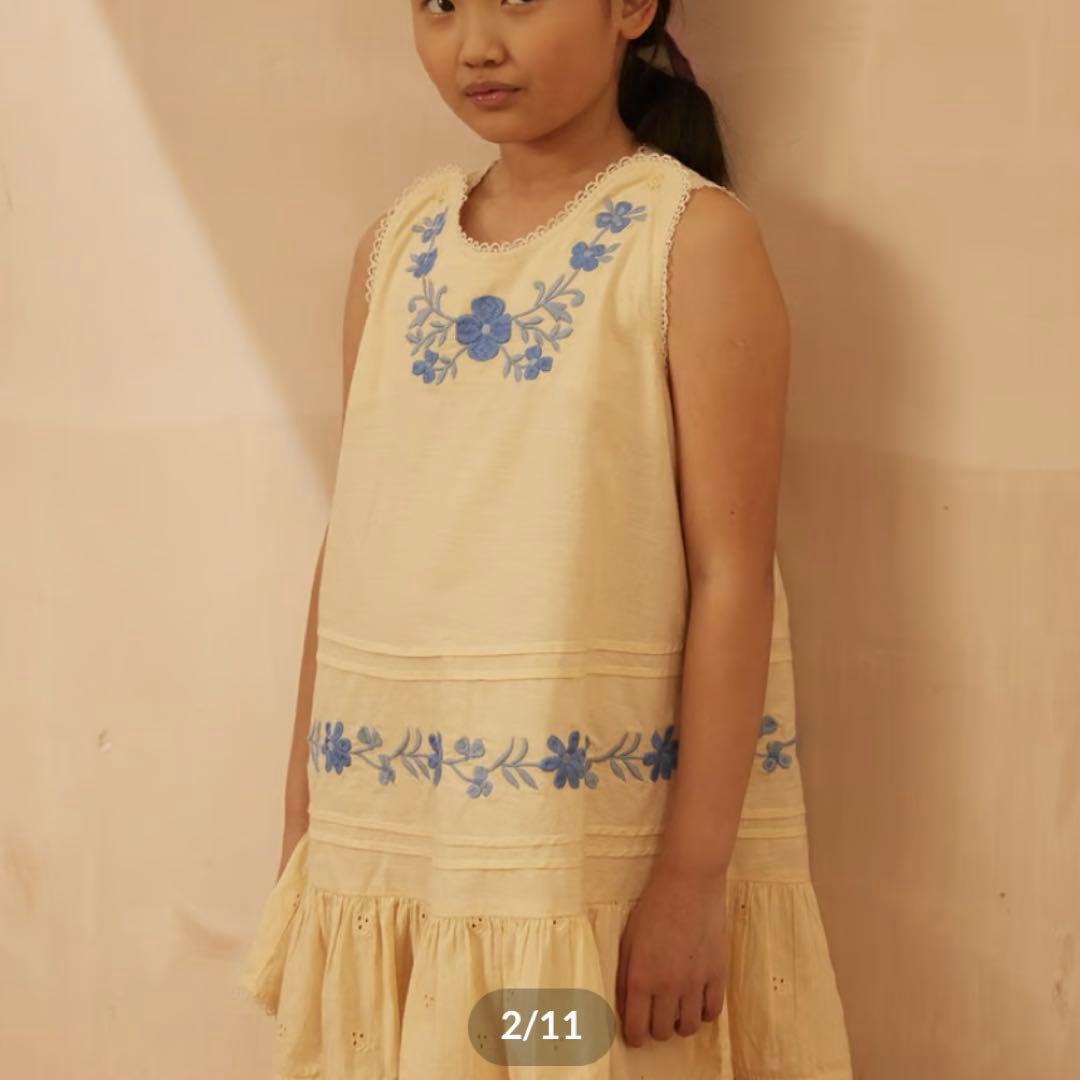 新品未開封　Apolina Clara Dress - Milk 2-3Y