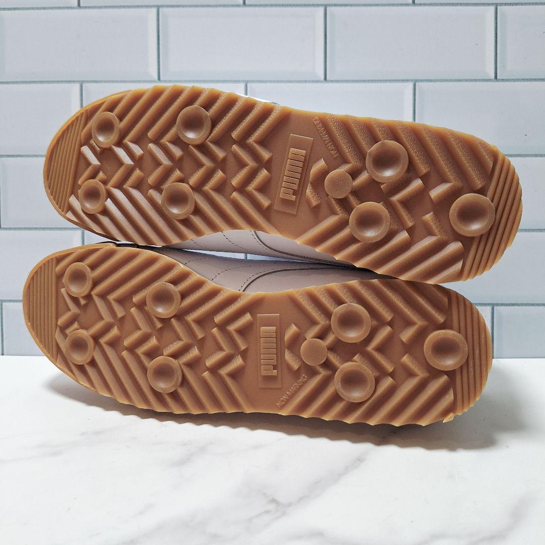 希少 PUMA × Maison Kitsune 刺繍 レザー スニーカー 25