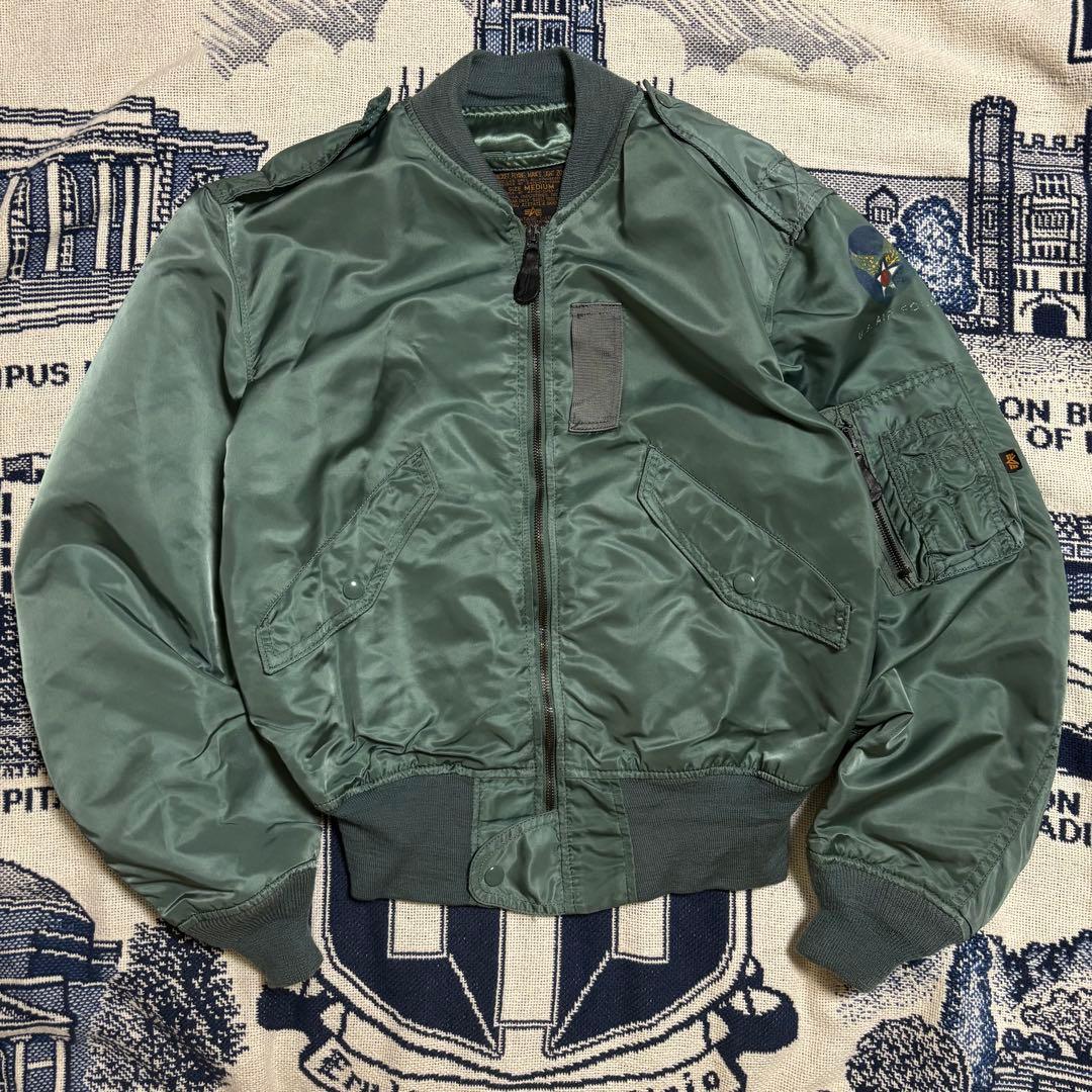 80s 90s L-2B フライトジャケット USAF 短丈　USA製