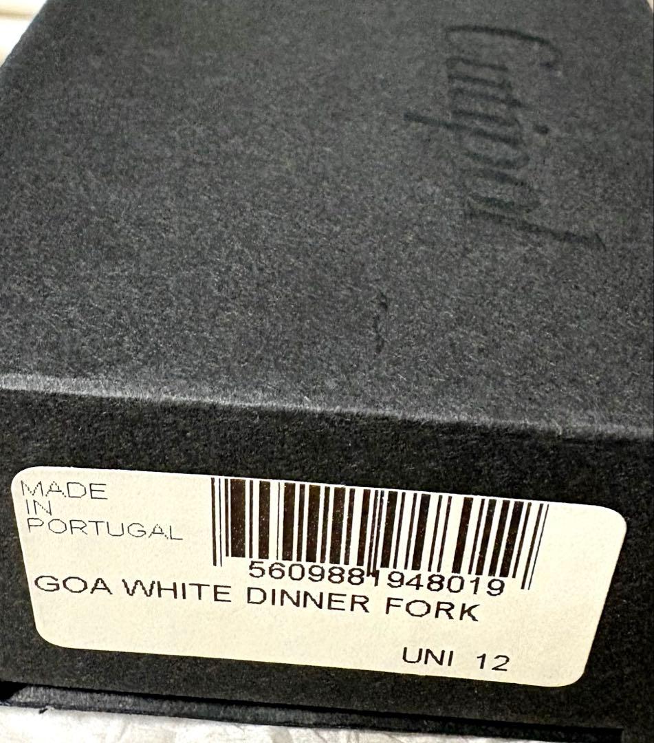 Cutipol GOA ディナーフォークホワイト12本セット　※未使用品　美品