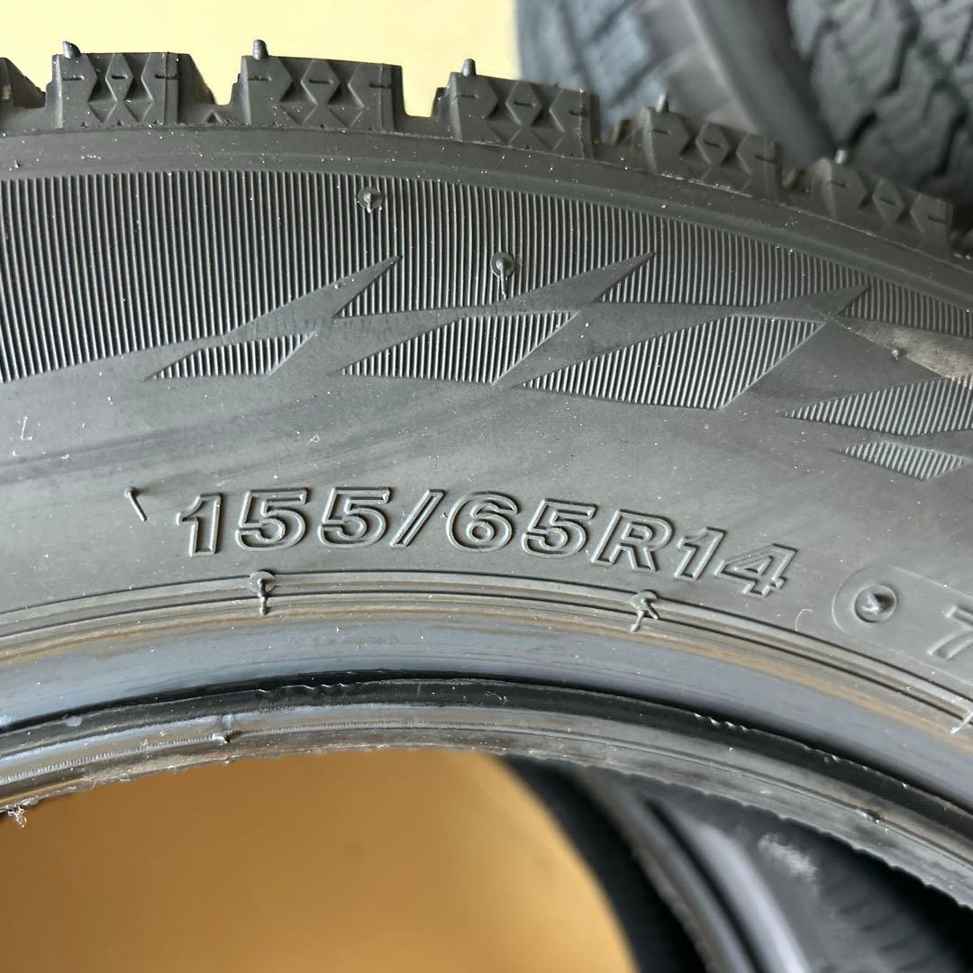 ブリヂストン ブリザックVRX2 155/65R14 23年製 バリ溝 軽
