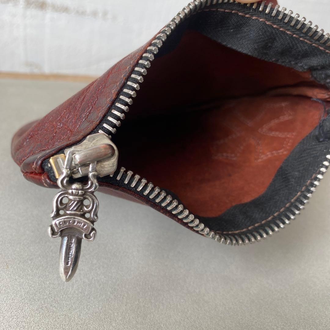 CHROME HEARTS クロムハーツ ジッパーチェンジパース　珍しいブラウン