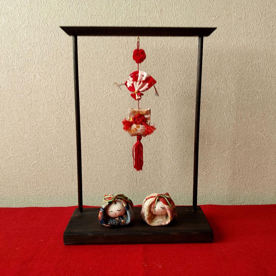 ④季節のお飾り'24＊着物＊古布＊ハンドメイド＊Urchin雑貨＊私のお雛様