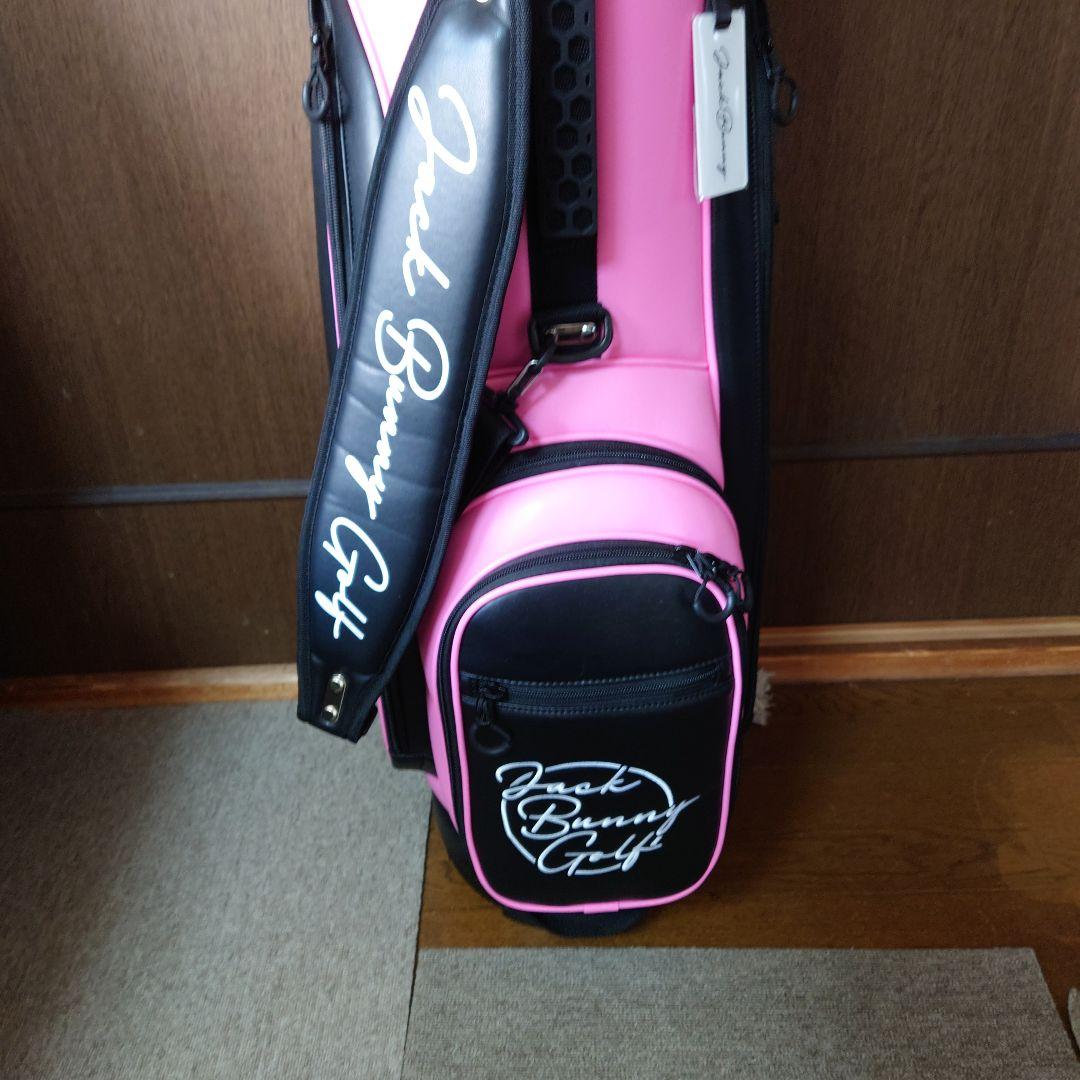 Jack Bunny キャディバッグ ピンク/ブラック