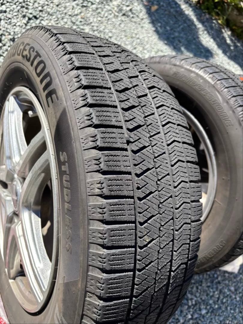 ブリヂストン スタッドレスタイヤ＋アルミホイール4本セット 15インチ