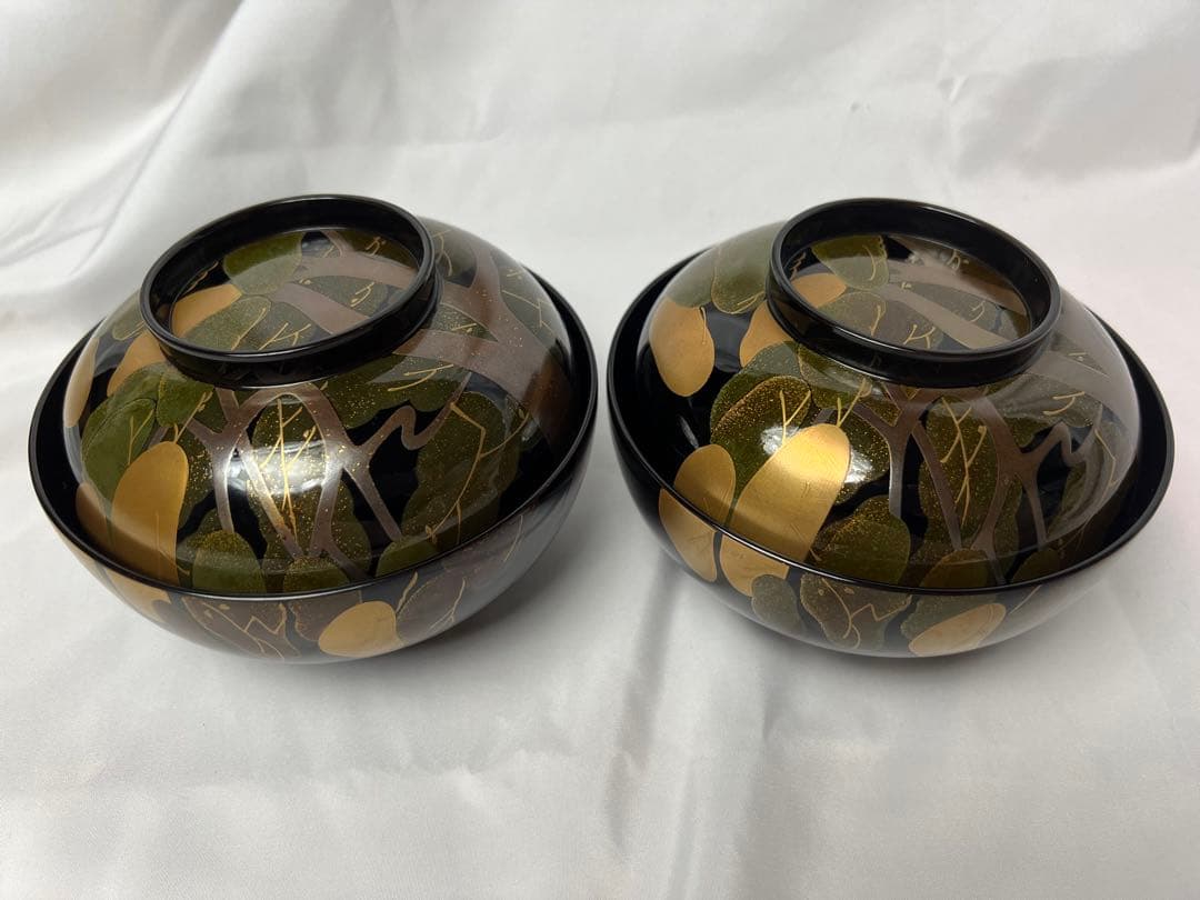 輪島塗 慶塚作　煮物　2点　①