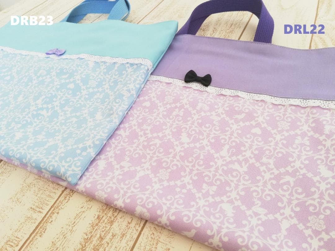 オーダー受付ます　女の子向き　入園入学用品　レッスンバック・お弁当袋・上履き袋等