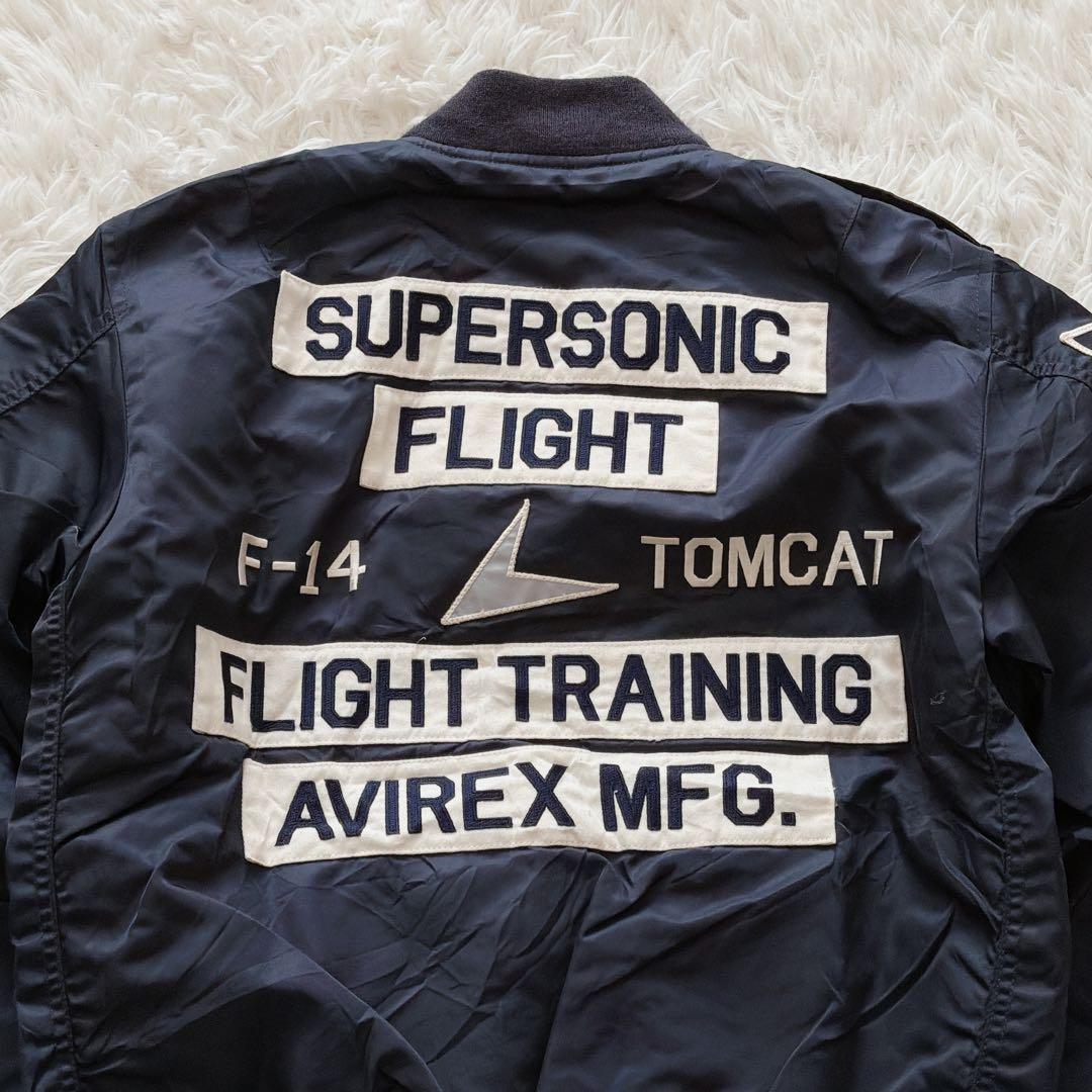 AVIREX MA-1タイプ フライトジャケット トムキャットデザイン ワッペン