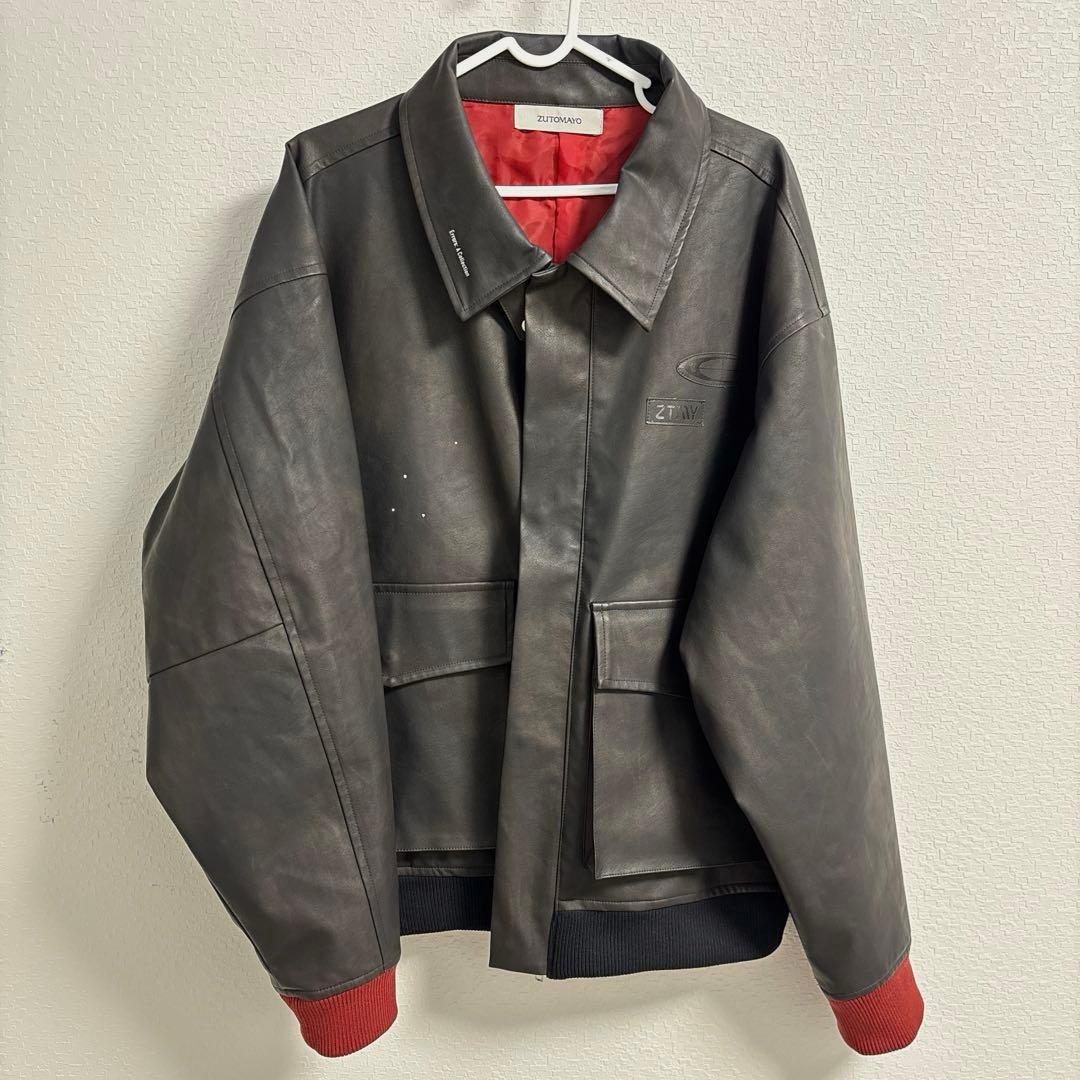 ずとまよ Zutomud Fake Leather Blouson L