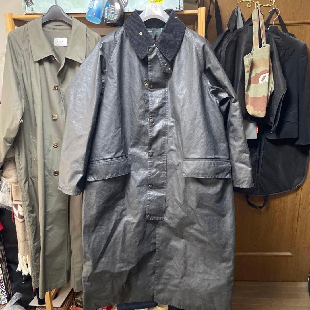 超美品 マルジェラ ワックスコート トレンチコート 松田翔太着