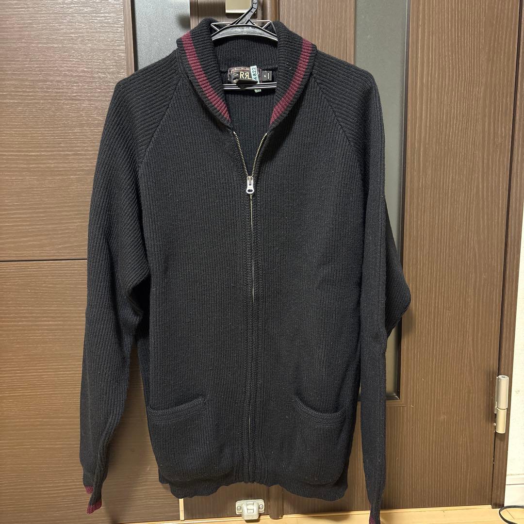 RRL ブラック カーディガン XL 初期タグ