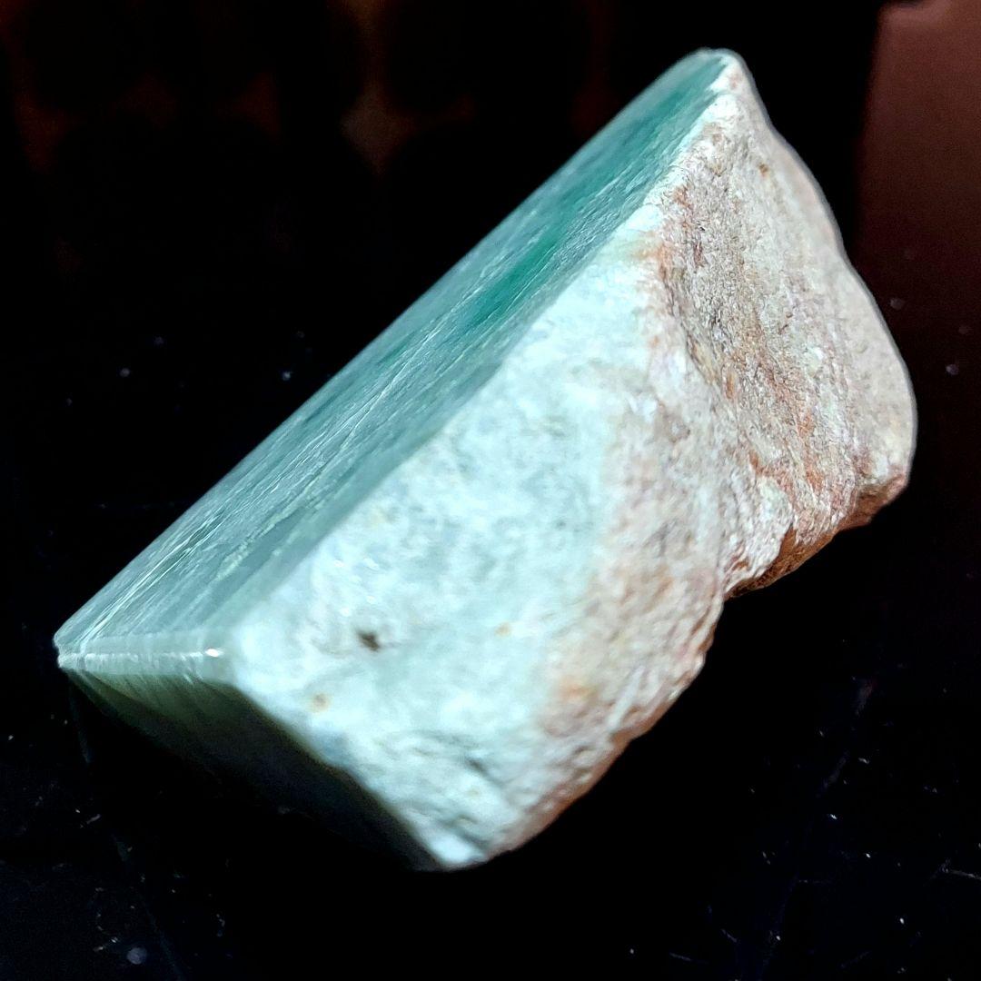 スッキリしたグレーが綺麗✨ 大きな本翡翠 JADEITE 原石 表面磨き 531