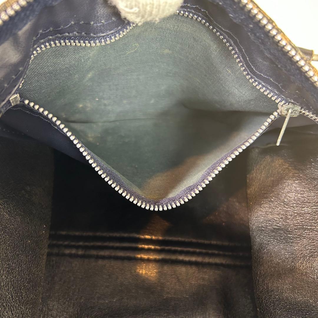 【極美品】クリスチャンディオール トロッター ボストンバッグ ネイビー