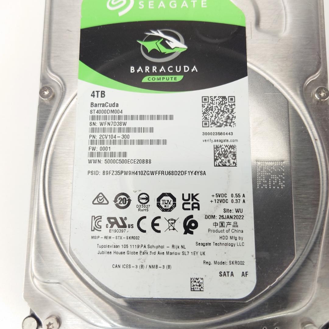 内蔵型ハードディスクドライブ Seagate ST4000DM004 4TB 5400rpm