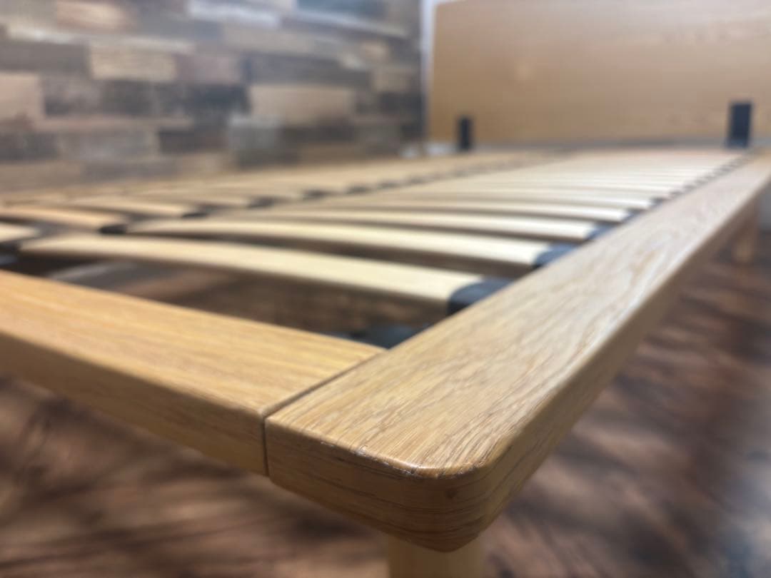 無印良品 セミダブル ベッドフレーム ヘッドボード付き