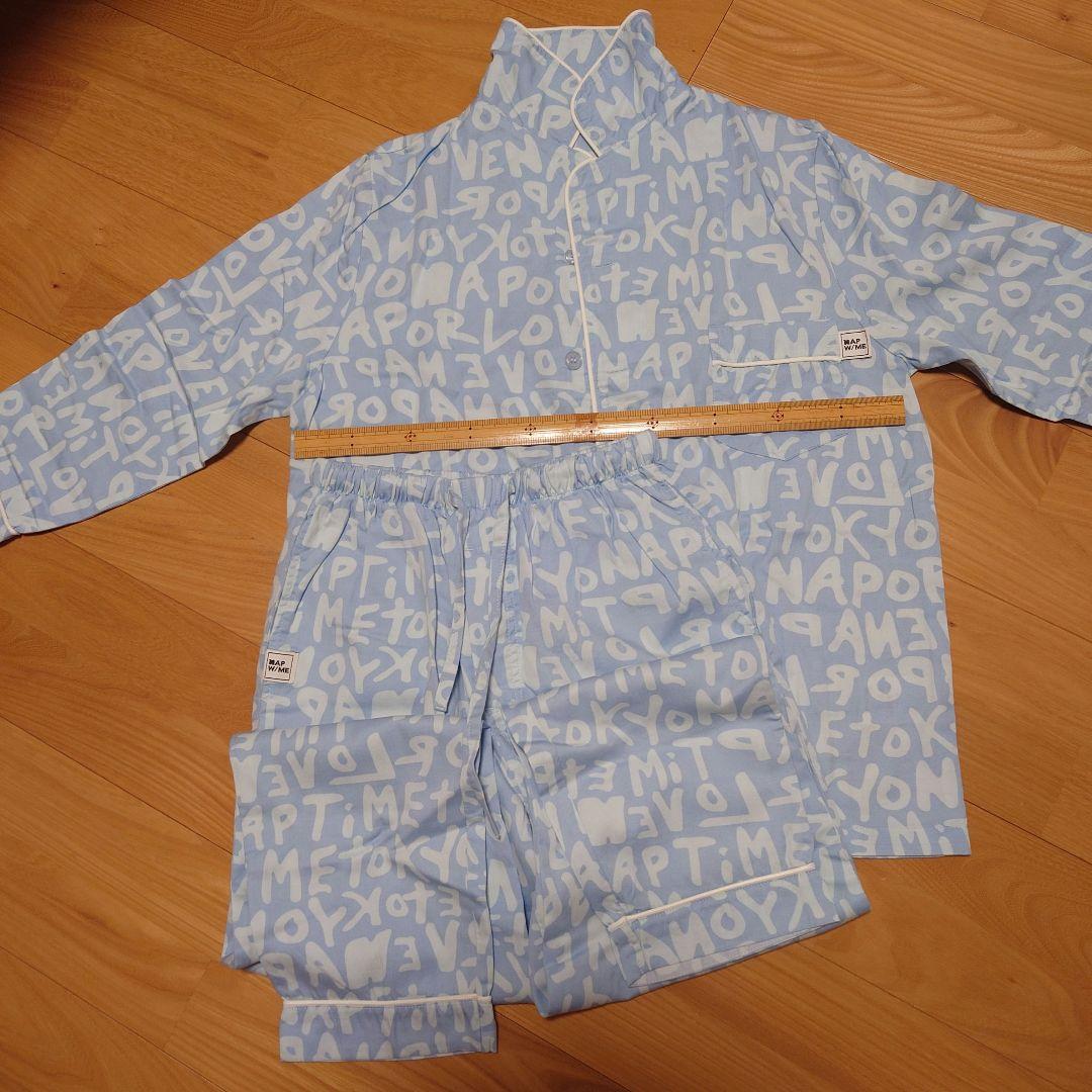 Naptime パジャマ　ブルーSセットアップ