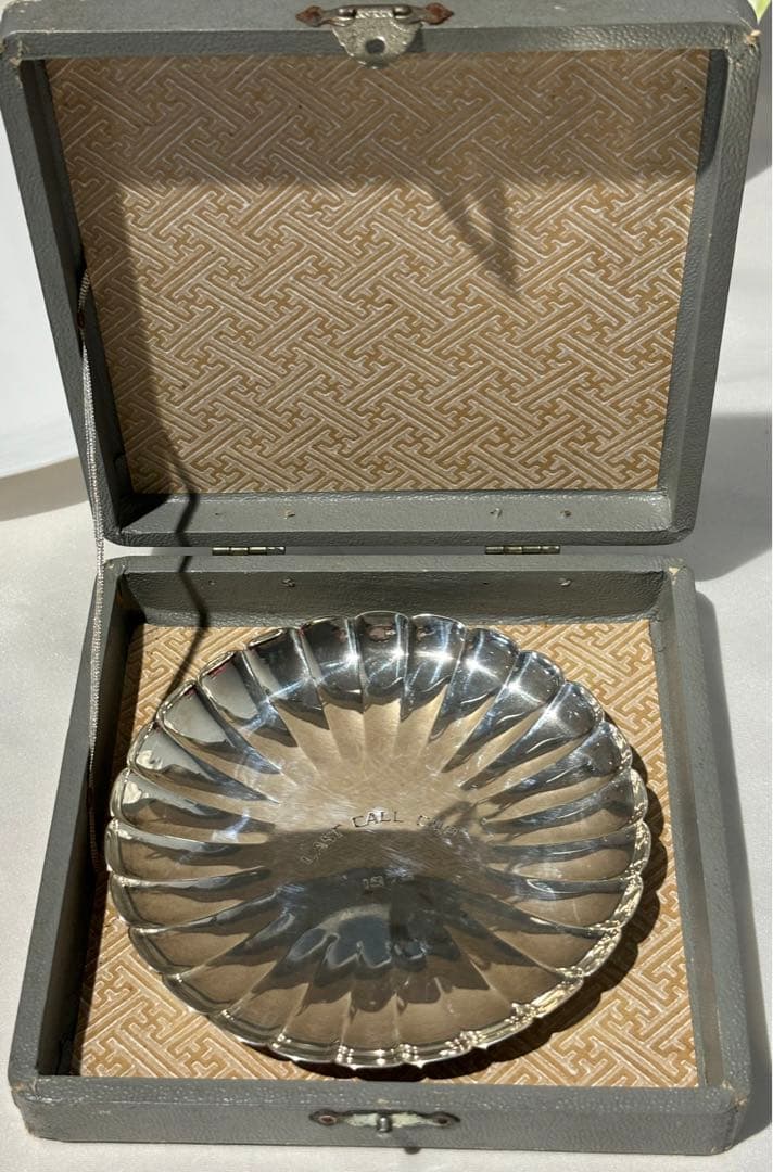 銀製皿(LASTCALl COP1973MIYAMOTO-SHOKSILYER）