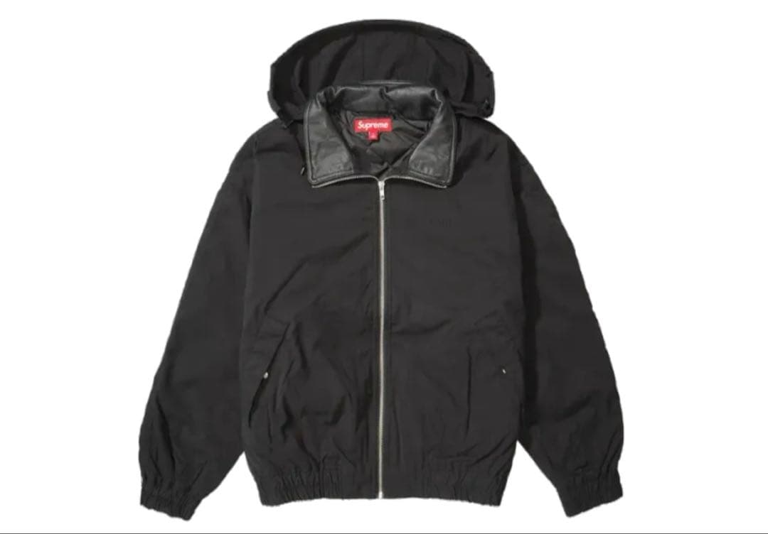 ジャケット・アウター Supreme Leather Collar Utility Jacket