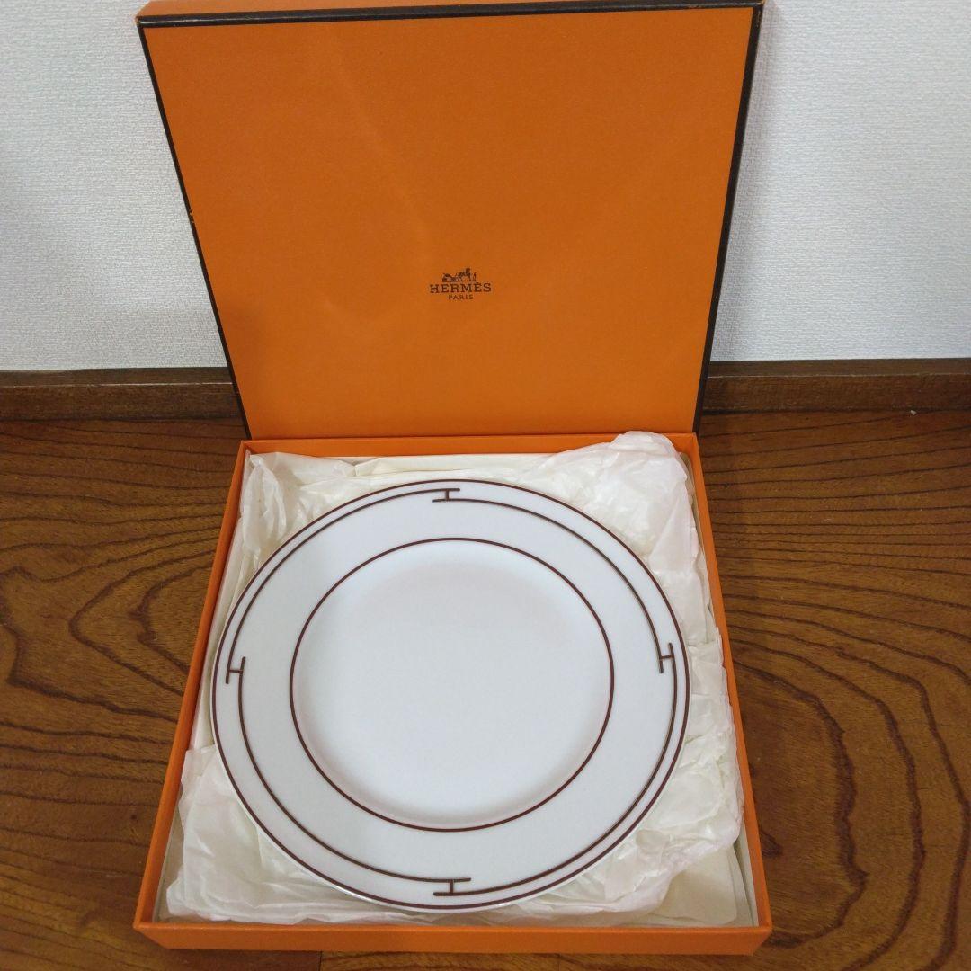 【る314】エルメス　HERMES　リズムプレート　レッド