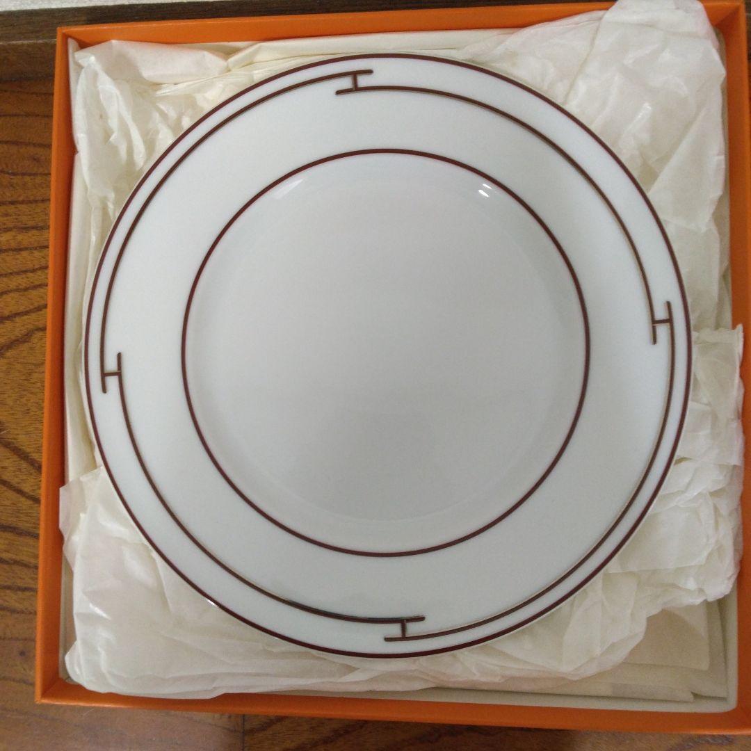 【る314】エルメス　HERMES　リズムプレート　レッド