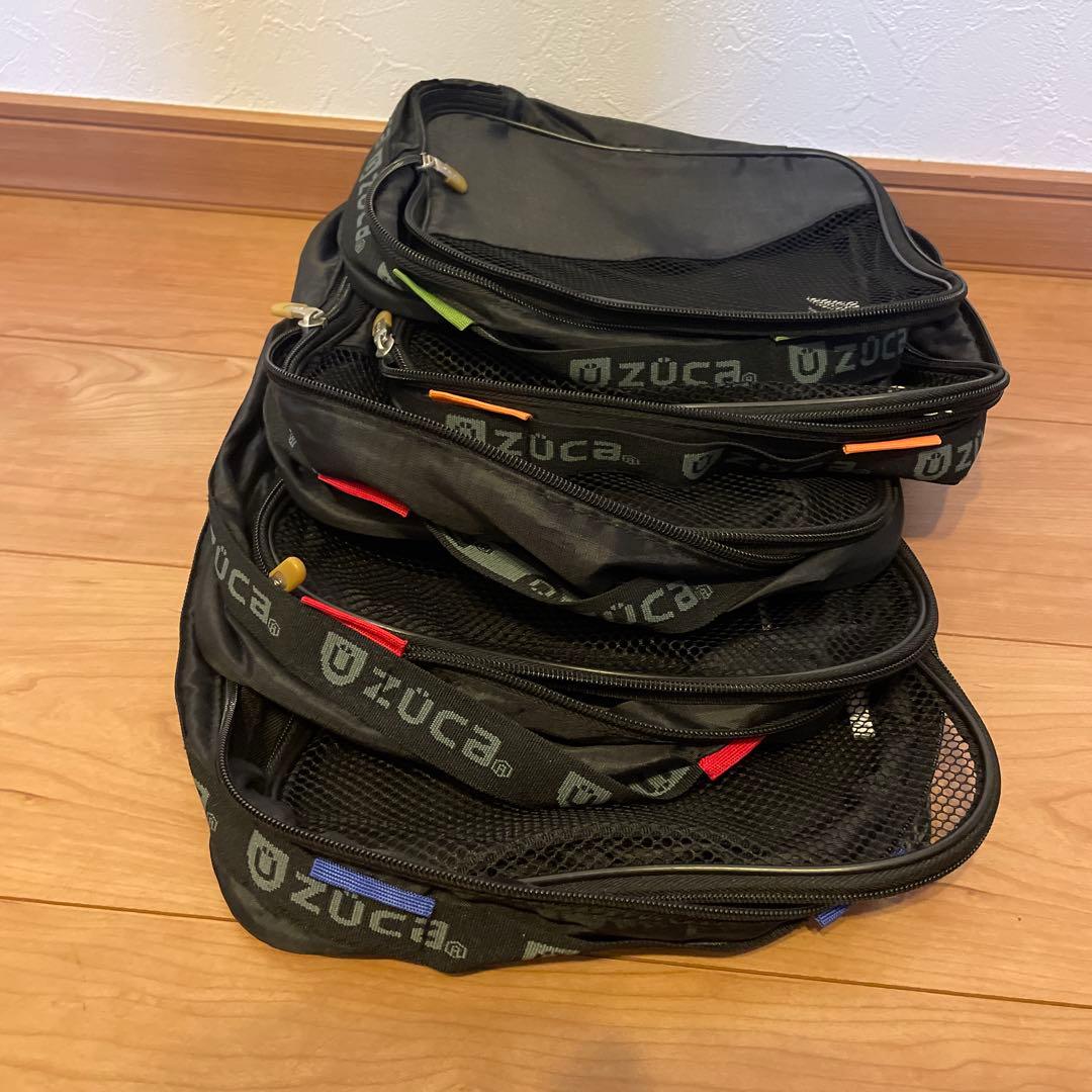 【即日発送】ZÜCA キャリーケース黒カバー&インナー5個付