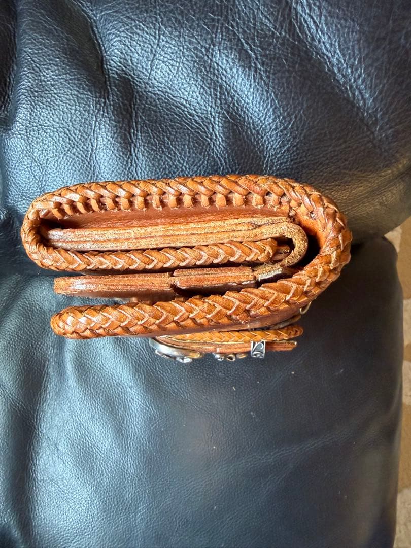 アルズニ　長財布　希少焼印オーダーメイドカスタム　美品ライダース