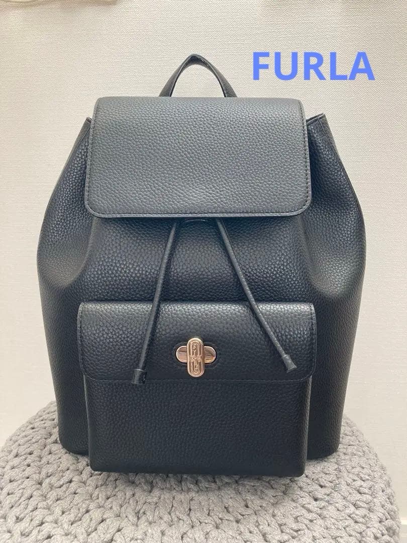 値下げ　FURLA レザー リュック