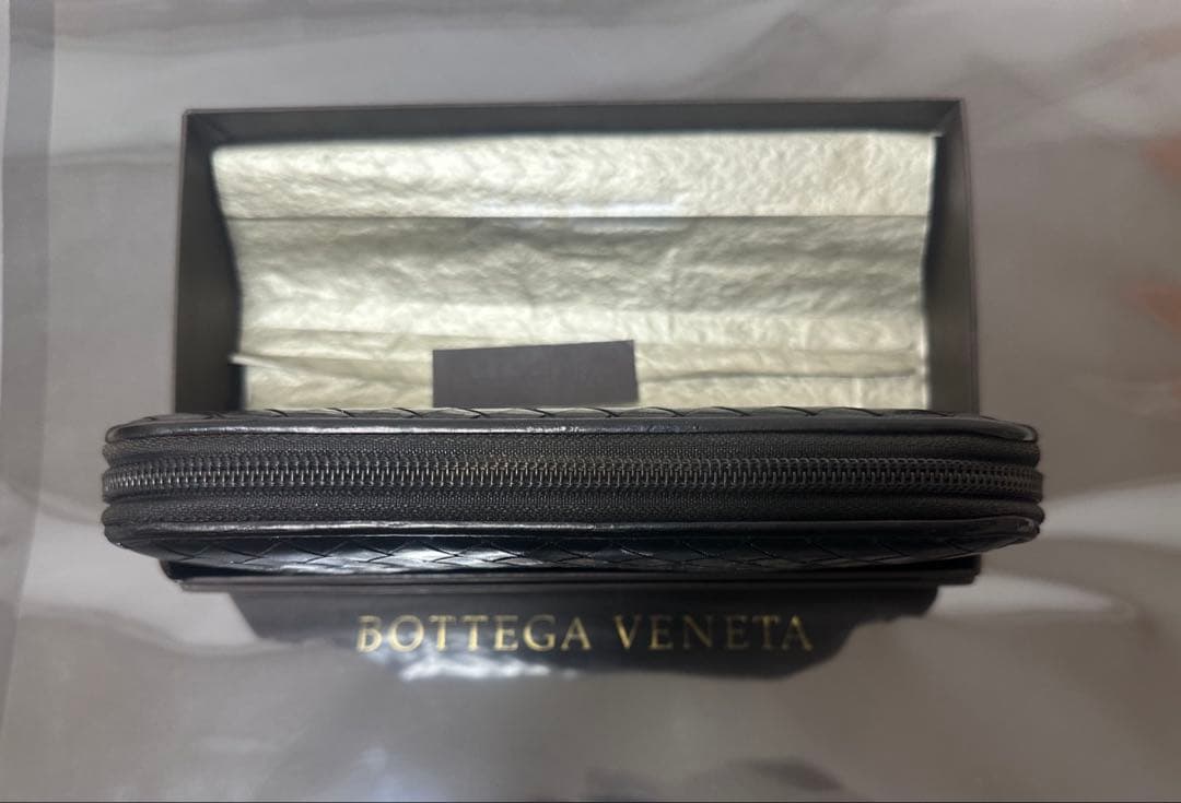 【付属品付】ボッテガヴェネタ ラウンドファスナー/ラム/黒/1️⃣✨✨✨