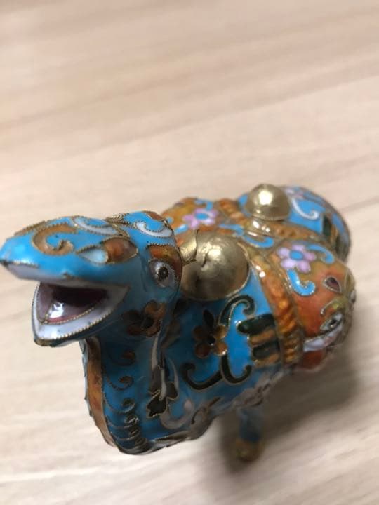 中国  七宝焼き  ラクダ
