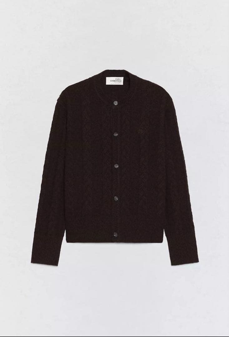 ゴールデンサイズ 新品 ZARA SOSHIOTSUKI ケーブル カーディガン