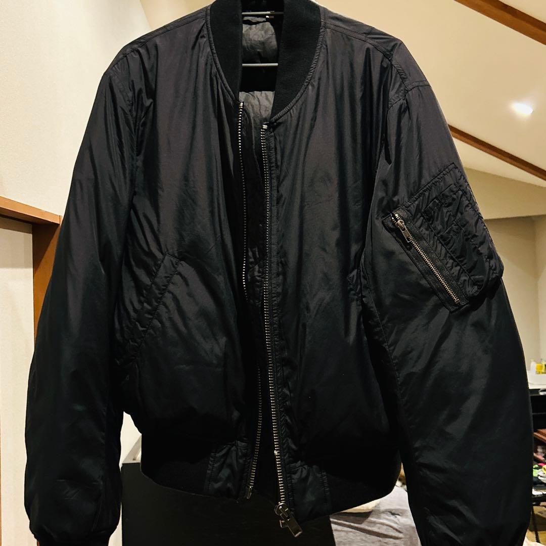 MUJILabo ＭＡ－１ダウンブルゾン 紳士M黒