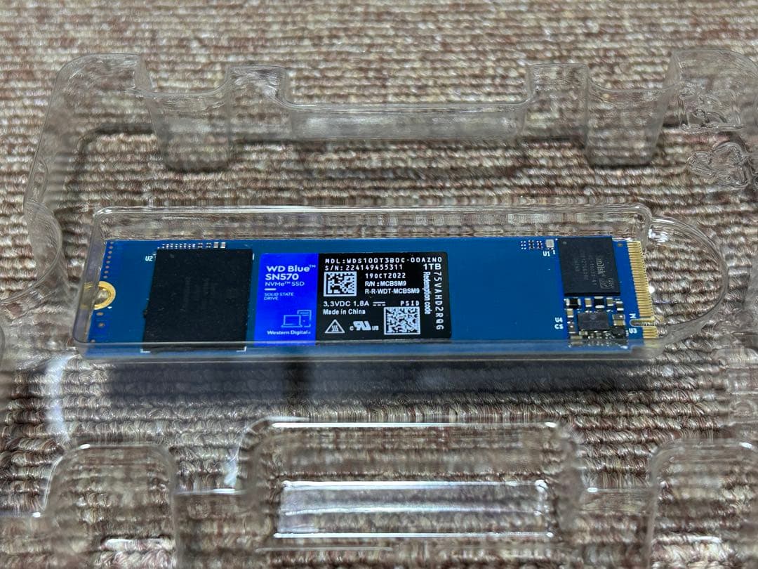 ダ*リ様 m.2 SSD 1TB WD SN570 NVMe 動作品 高速 ゲー