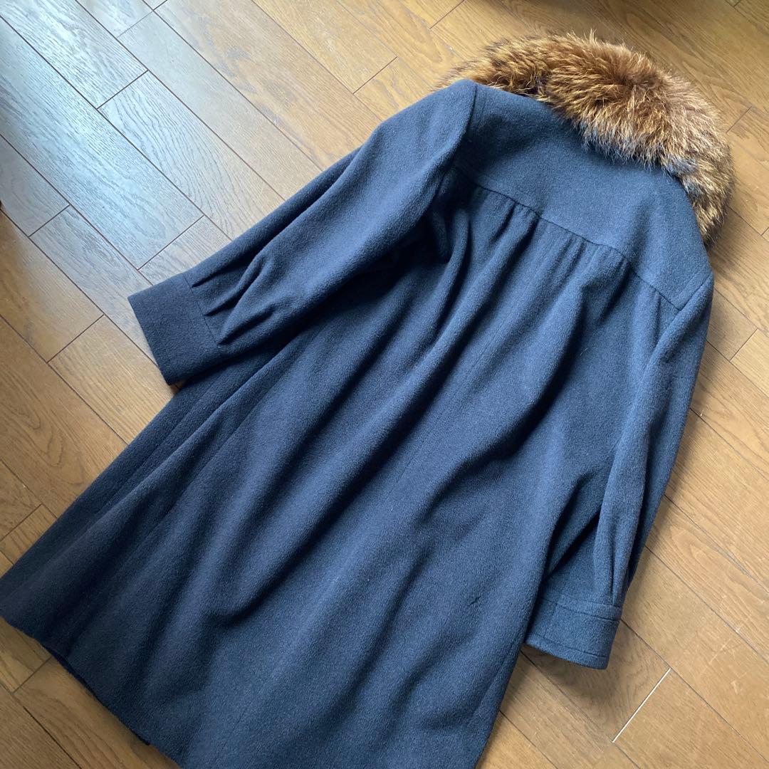 合馬さま専用Givenchy ブラック ファー襟 黒