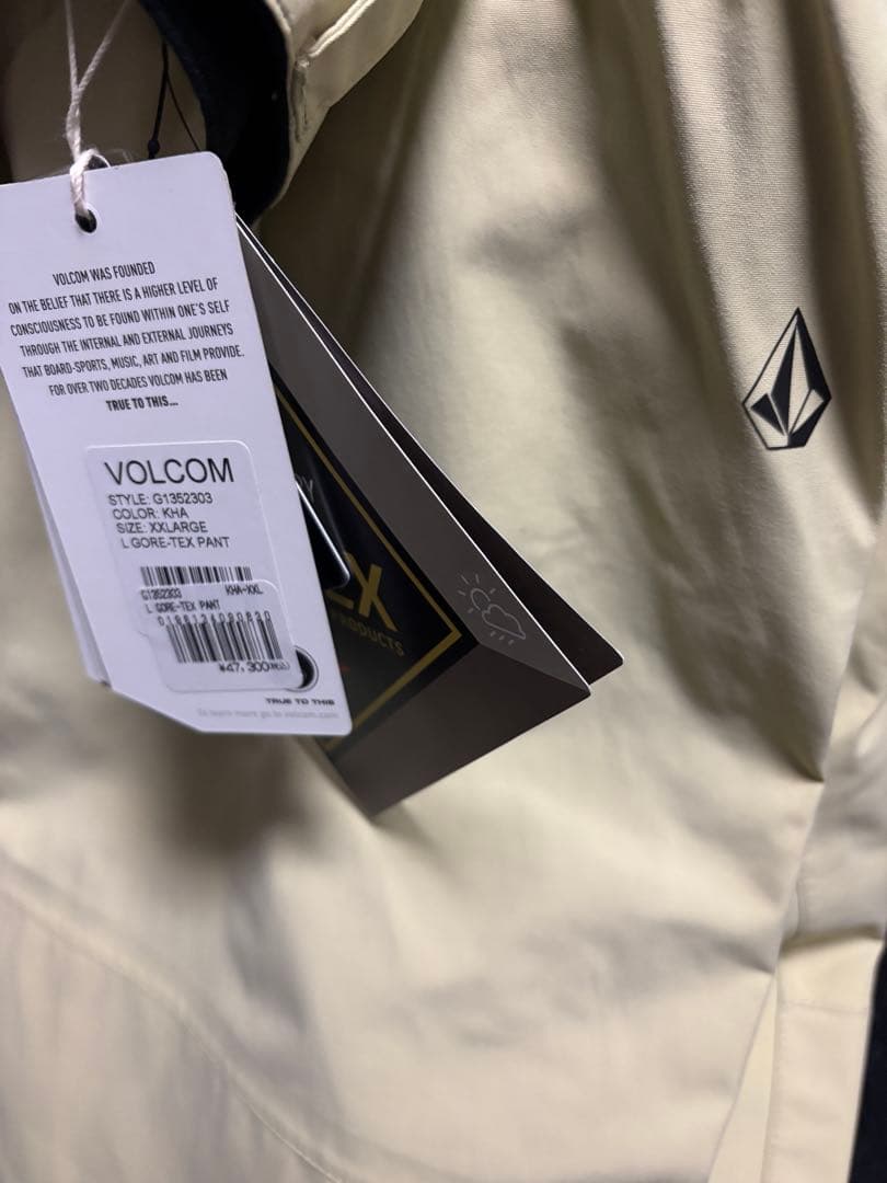 VOLCOM ボルコム　L GORETEX パンツ　KHA ルーズシルエット