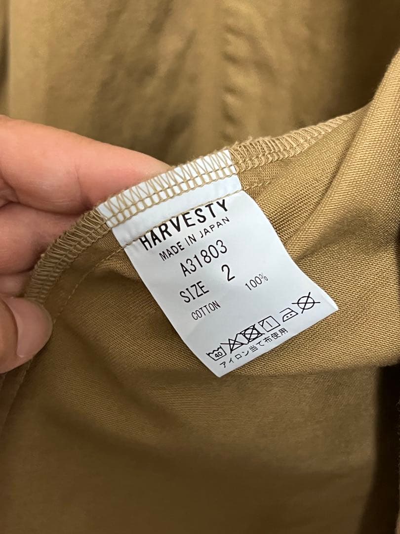 HARVESTY ハーベスティ チノクロスオーバーコート ロングコート　２