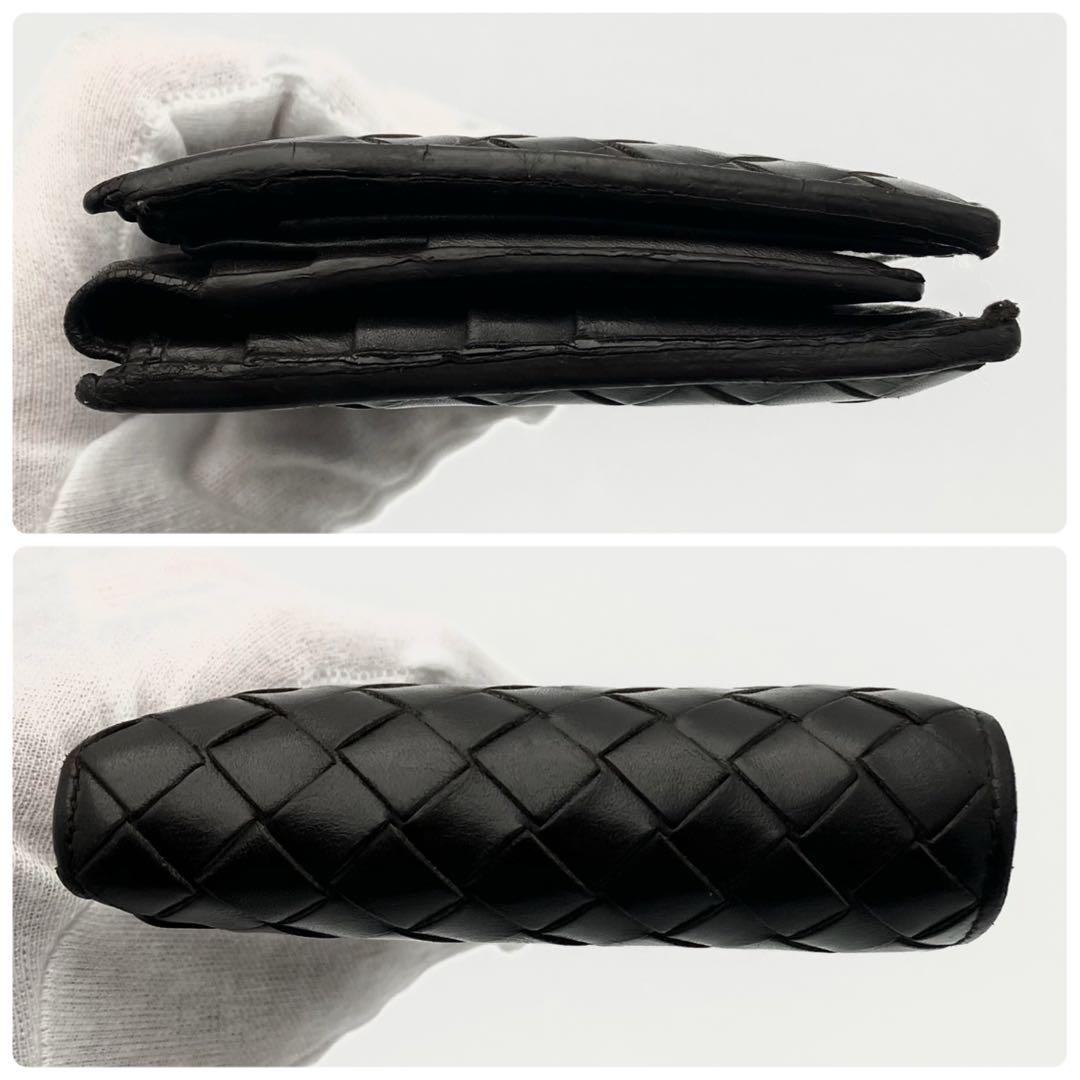 ボッテガ ピッコロ 二つ折り財布 イントレチャート 定期入れ レザー