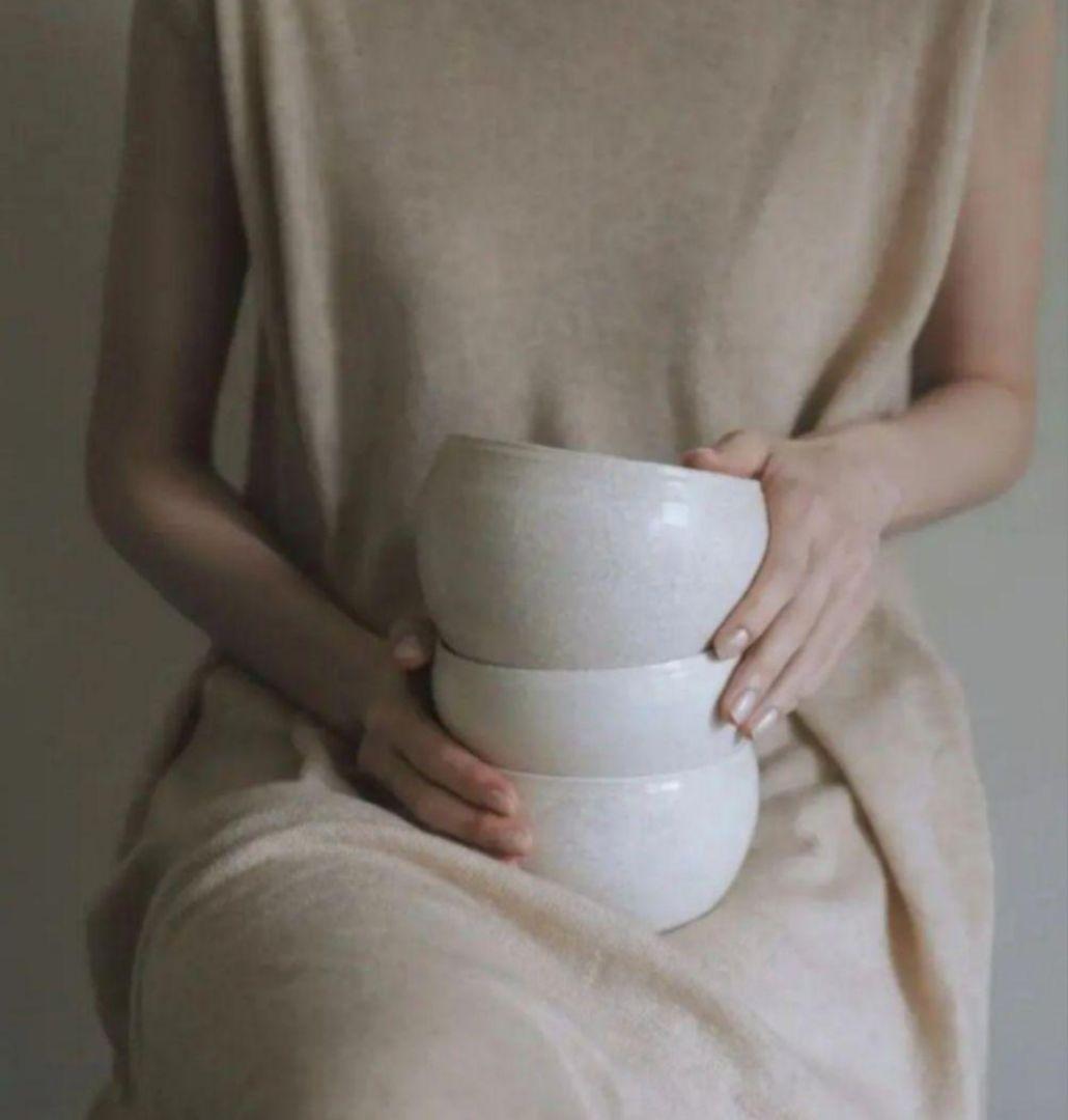 塚崎愛　貫入プレートとボウルをセットで